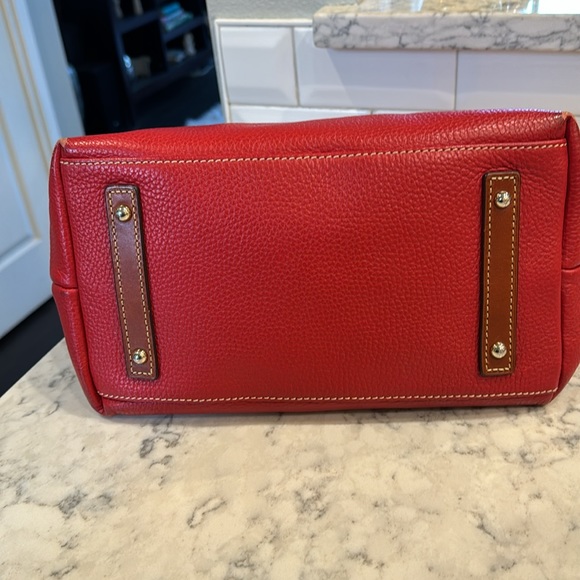 Dooney & Burke tailored red satchel. - Picture 5 of 15